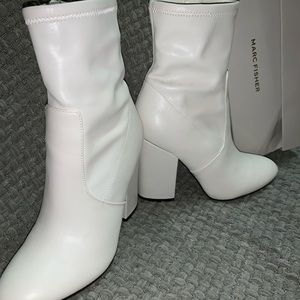White bootie Marc Fisher
